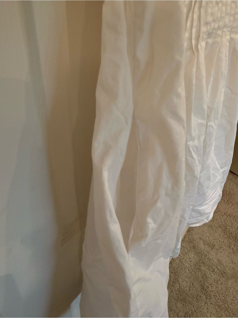 White Strut and Bolt Babydoll Dress, Size Medium - Picture 5 of 5